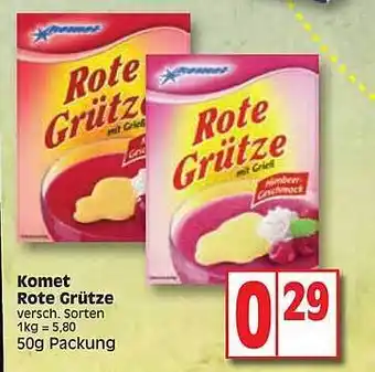 Edeka Komet rote grütze Angebot