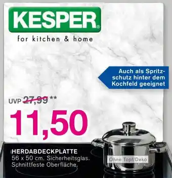 KODi Kesper Herdabdeckplatte 56 x 50 cm Angebot