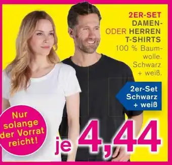 KODi Damen oder Herren T-Shirts 2er Set Angebot