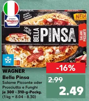 Kaufland Original Wagner Bella Pinsa 300-310 g Packg. Angebot