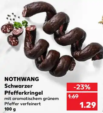 Kaufland Nothwang Schwarzer Pfefferkringel 100 g Angebot