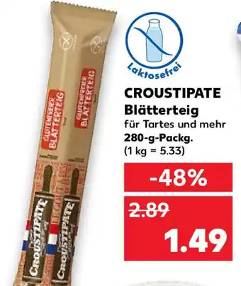 Kaufland Croustipate Blätterteig 280 g Packg. Angebot