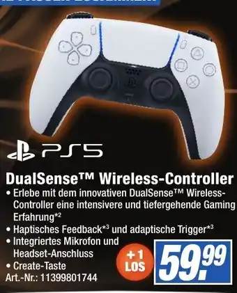 Expert Technomarkt PS5 DualSenseTm Wireless Controller Angebot