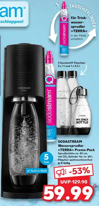 Kaufland Sodastream Wassersprudler Terra, Promo Pack Angebot