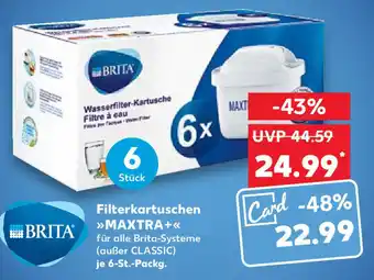 Kaufland Brita Filterkartuschen Maxtra+ Angebot