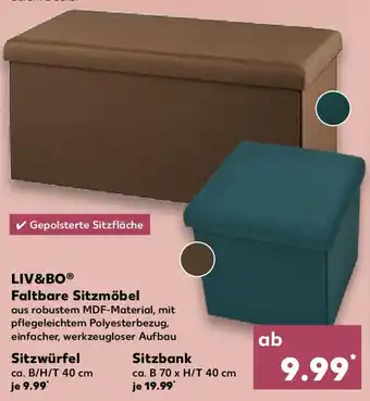 Kaufland Liv&Bo Faltbare Sitzmöbel Angebot