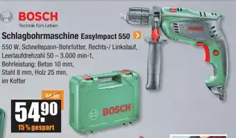 V Baumarkt Bosch Schlagbohrmaschine EasyImpact 550 Angebot