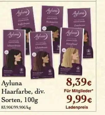 LPG Biomarkt Ayluna haarfarbe Angebot