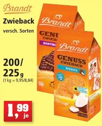 Thomas Philipps Brandt Zwieback 200/225 g Angebot