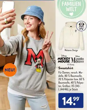 Aldi Süd Sweatshirt Angebot