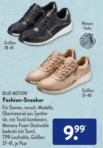 Aldi Süd Blue Motion Fashion Sneaker Angebot