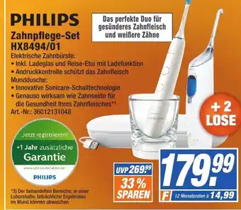 Expert Technomarkt Philips Zahnpflege Set HX8494/01 Angebot