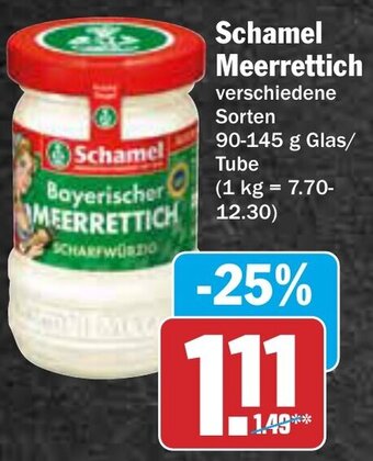 AEZ Schamel Meerrettich 90-145 g Glas/Tube Angebot