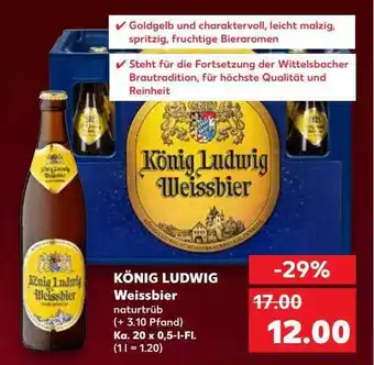 Kaufland König ludwig weissbier Angebot