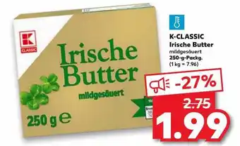 Kaufland K-classic irische butter Angebot