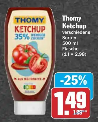 AEZ Thomy Ketchup 500 ml Flasche Angebot