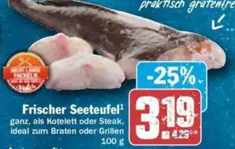 Hit Frischer Seeteufel 100 g Angebot