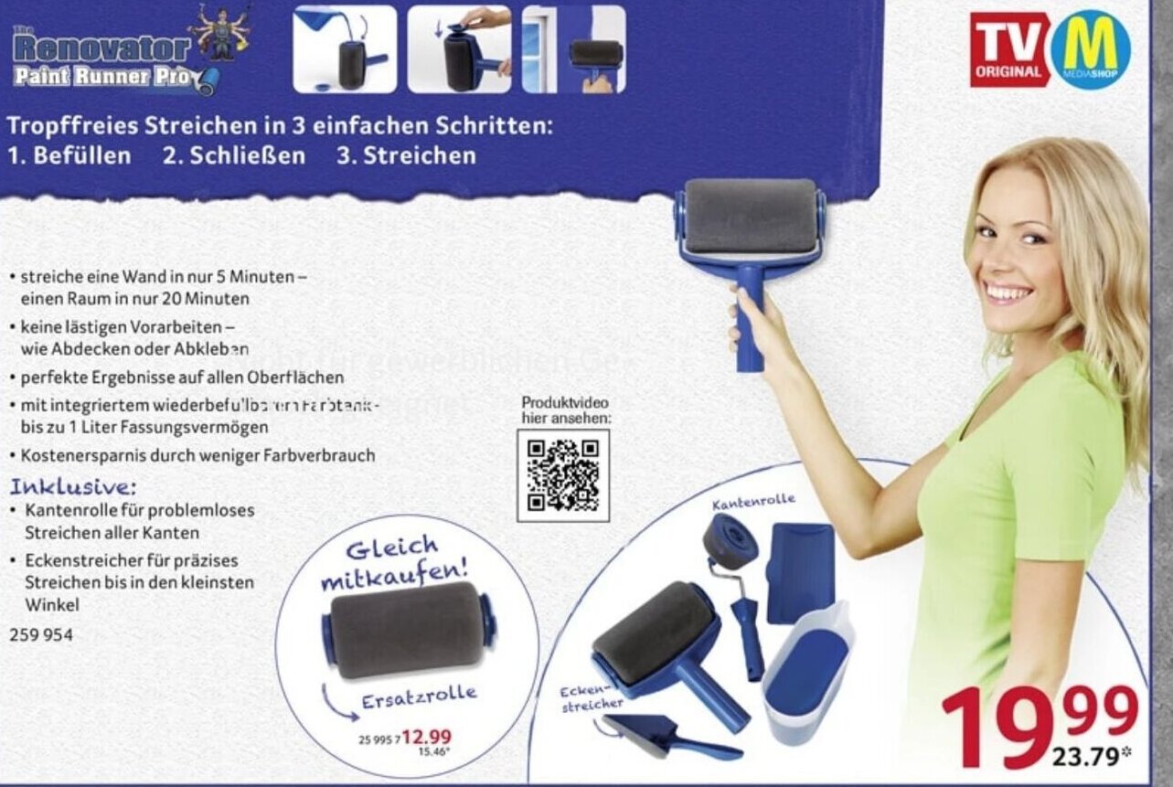 Renovator Paint Runner Pro Angebot bei Selgros