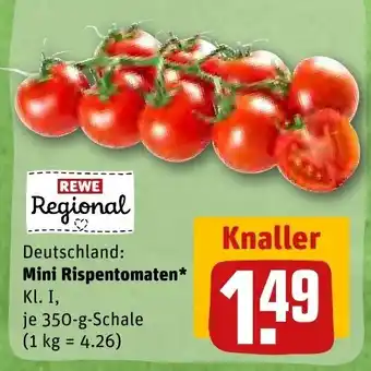 REWE Mini Rispentomaten 350g Angebot