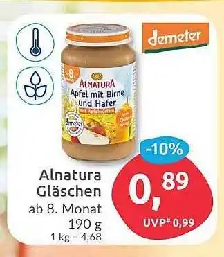 Budni Alnatura gläschen Angebot