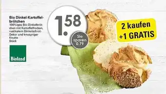 WEZ Bio dinkel-kartoffel brötchen Angebot