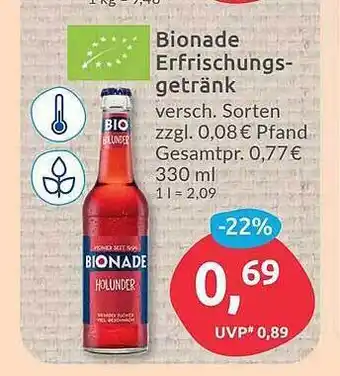 Budni Bionade erfrischung getränk Angebot