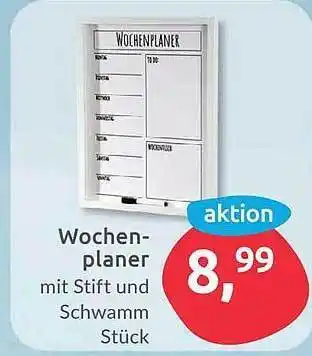 Budni Wochenplaner Angebot