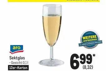 METRO Aro sektglas Angebot