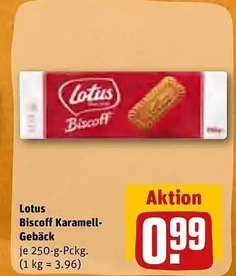 REWE Lotus biscoff karamell-gebäck Angebot