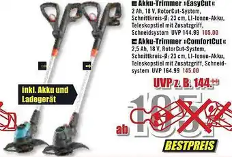 B1 Discount Baumarkt Akku-trimmer „easycut“, akku-trimmer „comfortcut“ Angebot