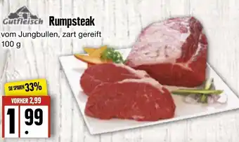 Edeka Frischemarkt Gutfleisch Rumpsteak 100 g Angebot