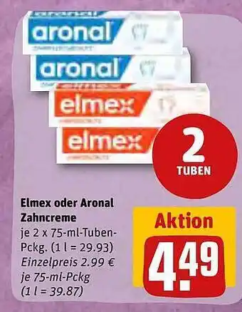 REWE Kaufpark Elmex oder aronal zahncreme Angebot