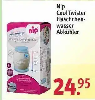 Rossmann Nip cool twister fläschenwasser abkühler Angebot