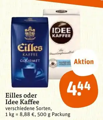 tegut Eilles oder Idee Kaffee 500 g Angebot