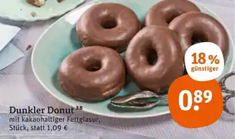 tegut Dunkler Donut Angebot