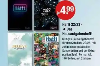 V Markt Häfft 22-23 das hausaufgabenheft! Angebot