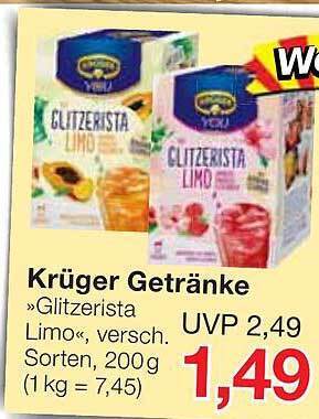 Verwunderlich Krger Glitzerista Limo Bild