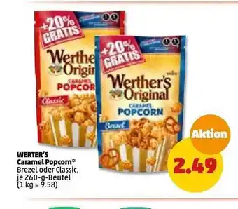 PENNY Werter's caramel popcorn Angebot