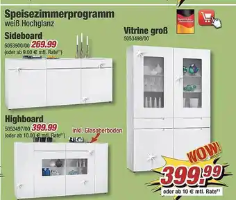 Poco Speisezimmerprogramm , sideboard, highboard Angebot