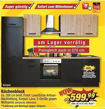 Poco Küchenblock Angebot