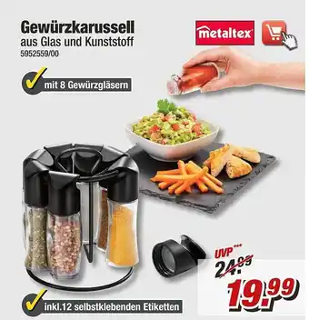 Poco Gewürzkarussel metaltex Angebot