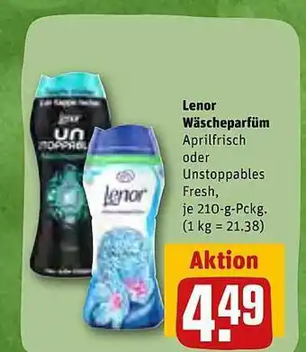 REWE Kaufpark Lenor wäscheparfüm Angebot