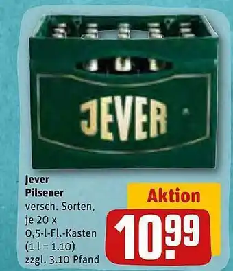 REWE Kaufpark Jever pilsener Angebot