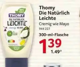 Selgros Thomy die natürlich leichte Angebot