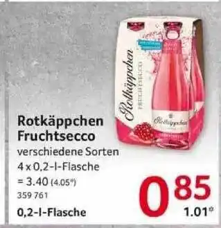 Selgros Rotkäppchen fruchtsecco Angebot