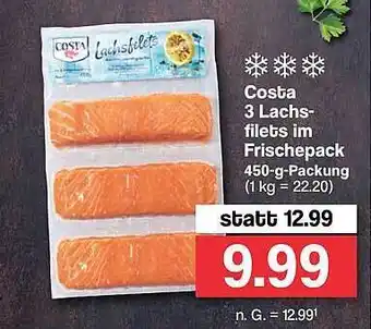 Famila Nord West Costa 3 lachsfilets im frischepack Angebot