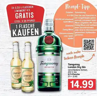 Famila Nord West Tanqueray london dry gin Angebot