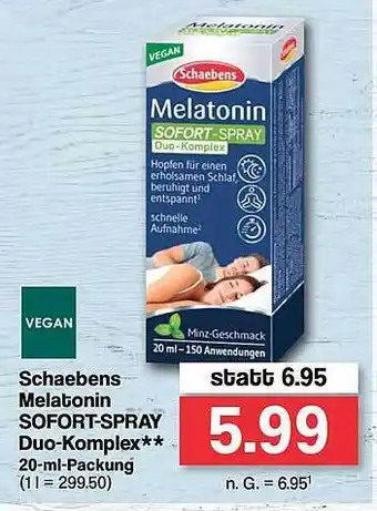 Famila Nord West Schaebens melatonin sofort-spray duo-komplex Angebot