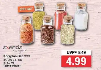 Famila Nord West Axentia korkglas-set Angebot