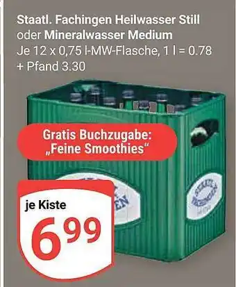 Globus Staatl. fachingen heilwasser still oder mineralwasser medium Angebot